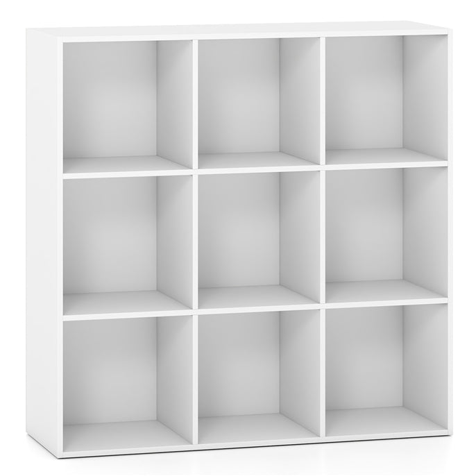 GIANTEX Cube Bookshelf Tool-Free Assembly Wooden Book Shelf
