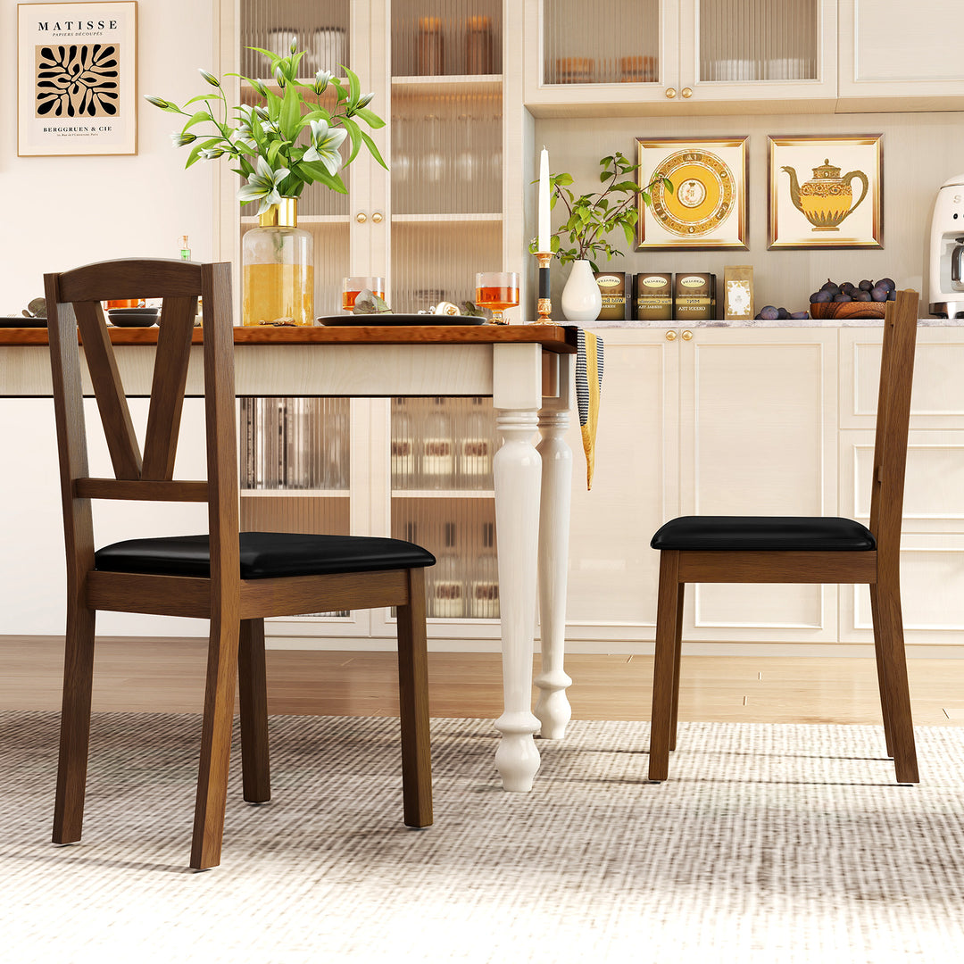 Giantex Wooden Dining Chairs Set (2/4)