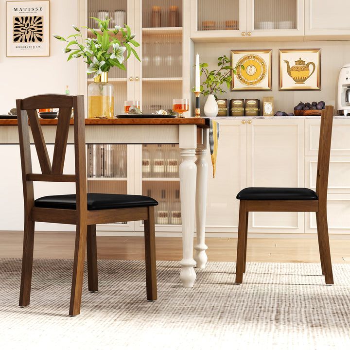 Giantex Wooden Dining Chairs Set (2/4)