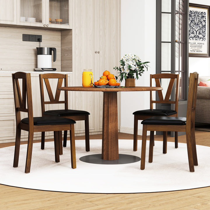 Giantex Wooden Dining Chairs Set (2/4)