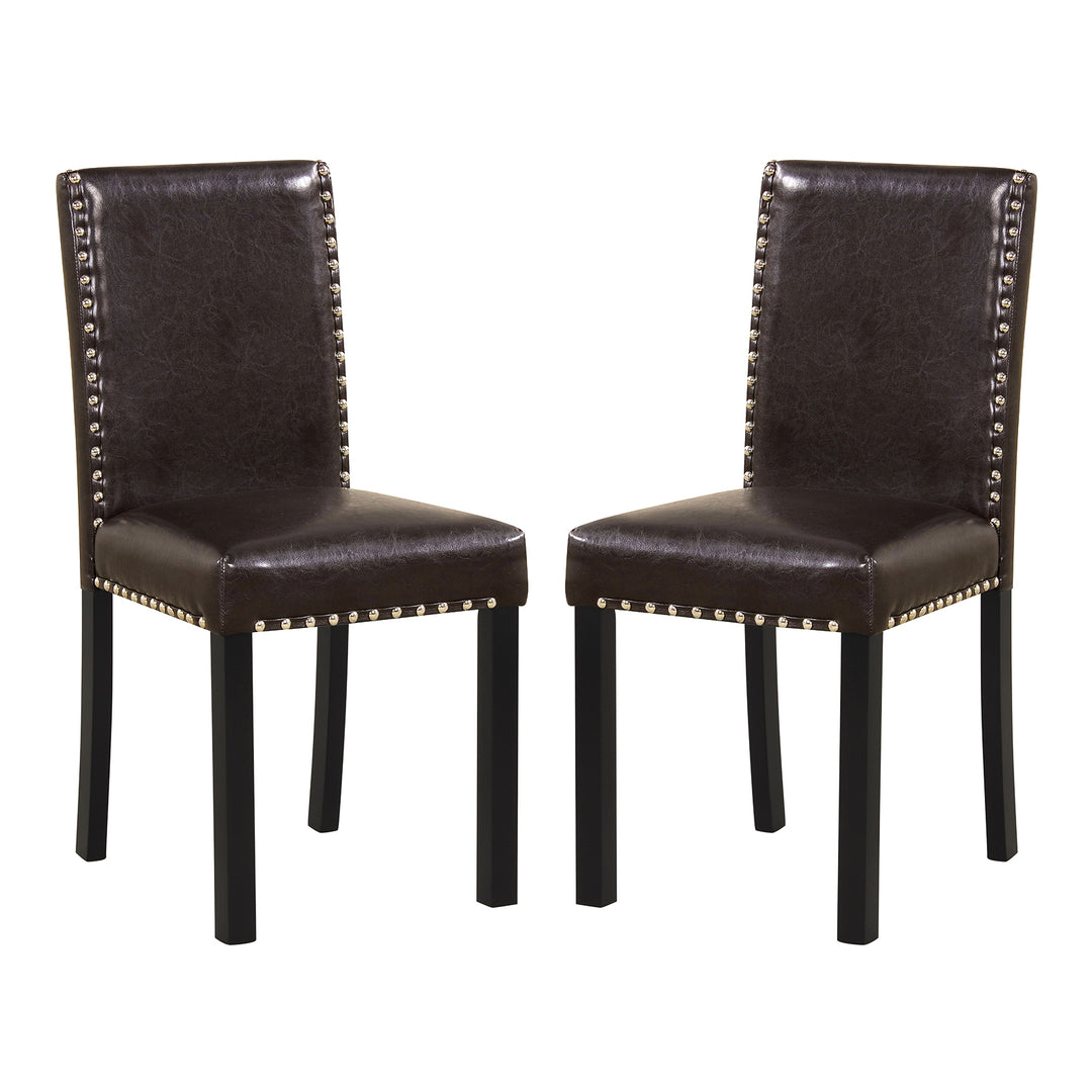 Giantex Dining Chairs Set of 2/4 with Solid Rubber &amp; Bent Wood Legs