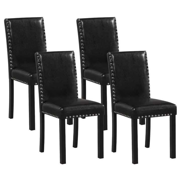 Giantex Dining Chairs Set of 2/4 with Solid Rubber &amp; Bent Wood Legs