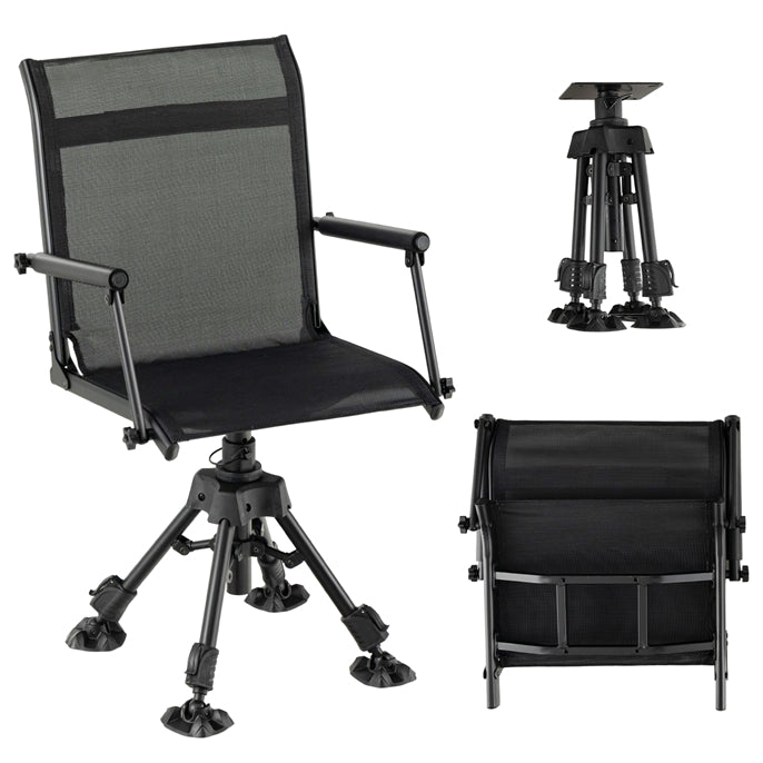 GIANTEX 360° Silent Swivel Hunting Blind Chair