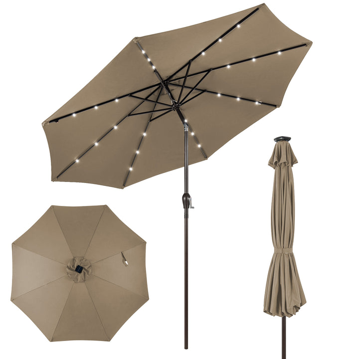Buy 10ft Solar Patio Umbrella with Lights Buy 10ft Solar Patio Umbrella with Lights