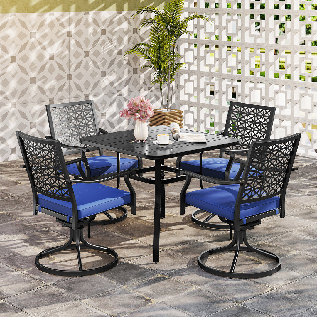 Giantex 2 or 4 Pack Swivel Outdoor Chairs, Patio Dining Rocking Chairs