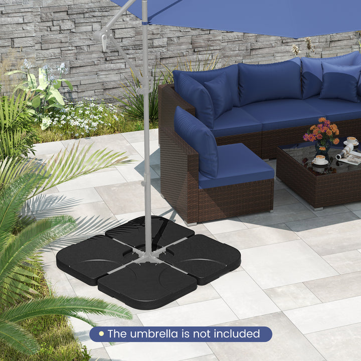 Umbrella Base Stand Patio Offset Square Base
