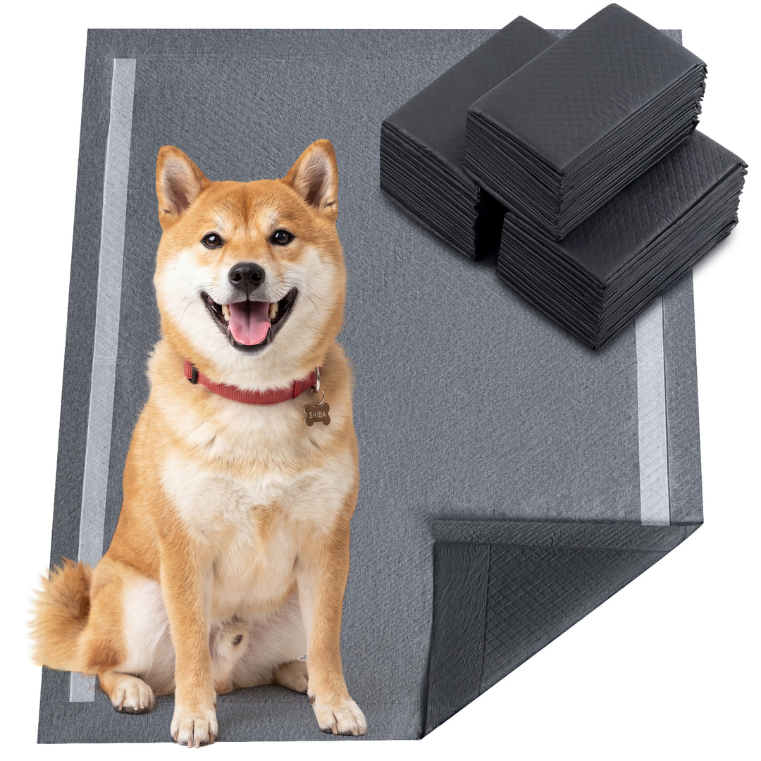 Giantex 150-Pack 36" x 24"/24" x 24" Charcoal Dog Pee Pads