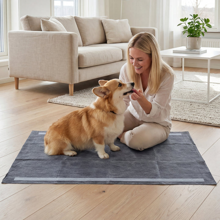 Giantex 150-Pack 36" x 24"/24" x 24" Charcoal Dog Pee Pads