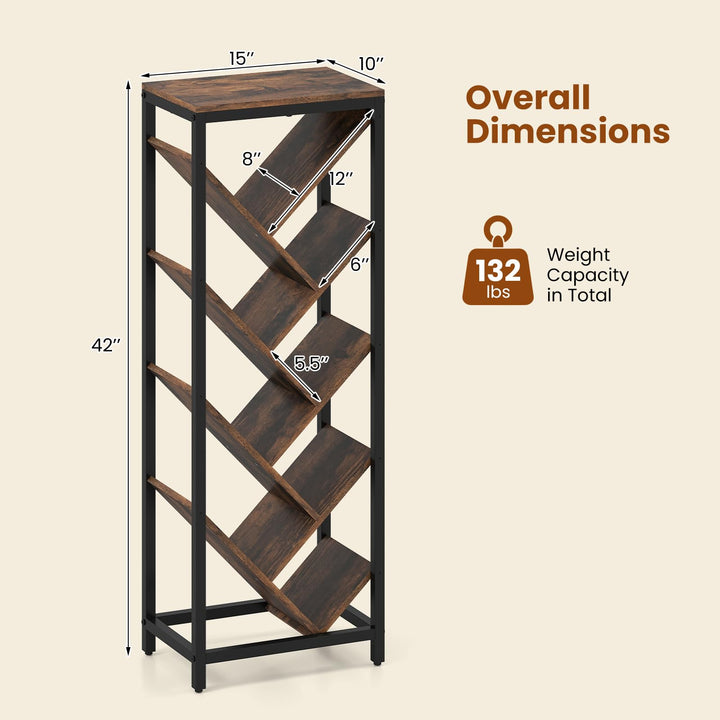 Giantex 9-Tier Tree Bookshelf for Books/CDs