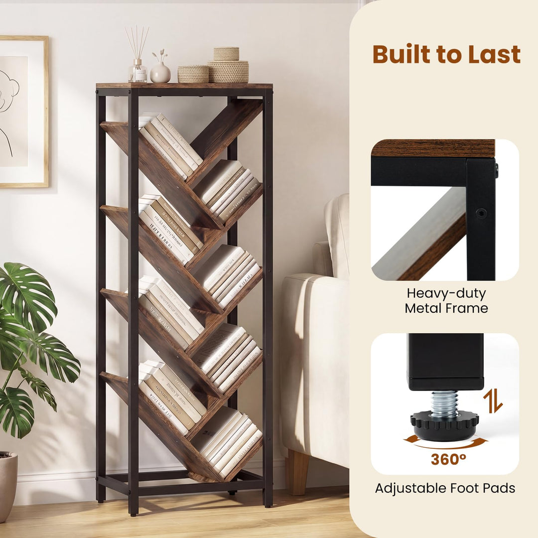 Giantex 9-Tier Tree Bookshelf for Books/CDs