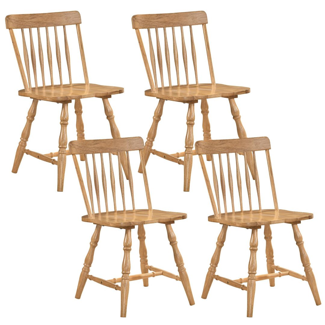 Giantex Windsor Dining Chairs Set of 2/4 with Turned Legs &amp; Curved Spindle Back