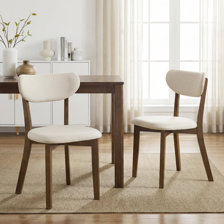 Giantex Wooded Dining Chairs Set of 2/4 for Living Room Restaurant
