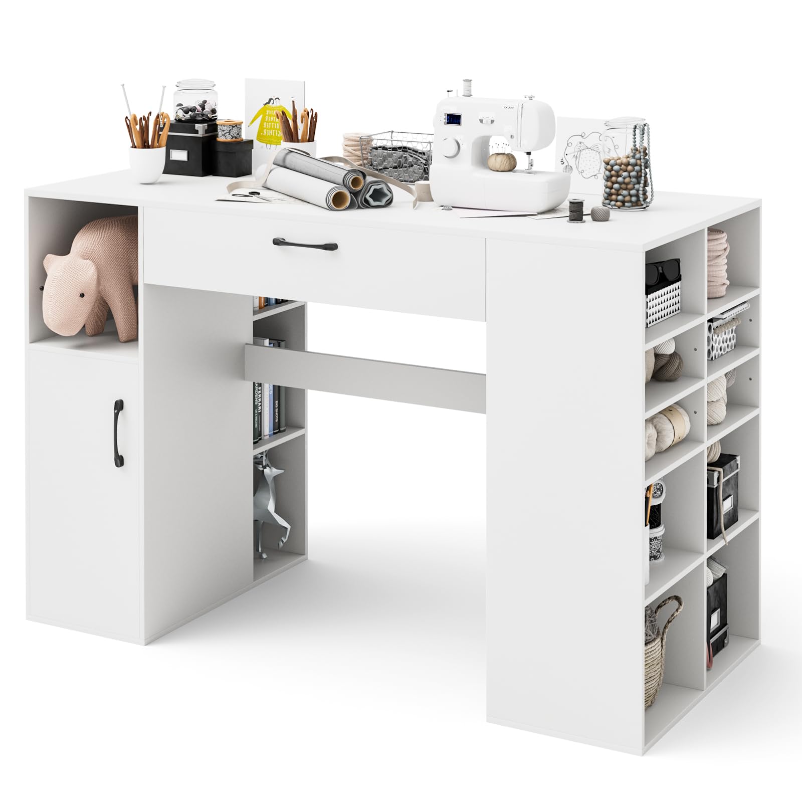 Giantex Craft Table with Storage