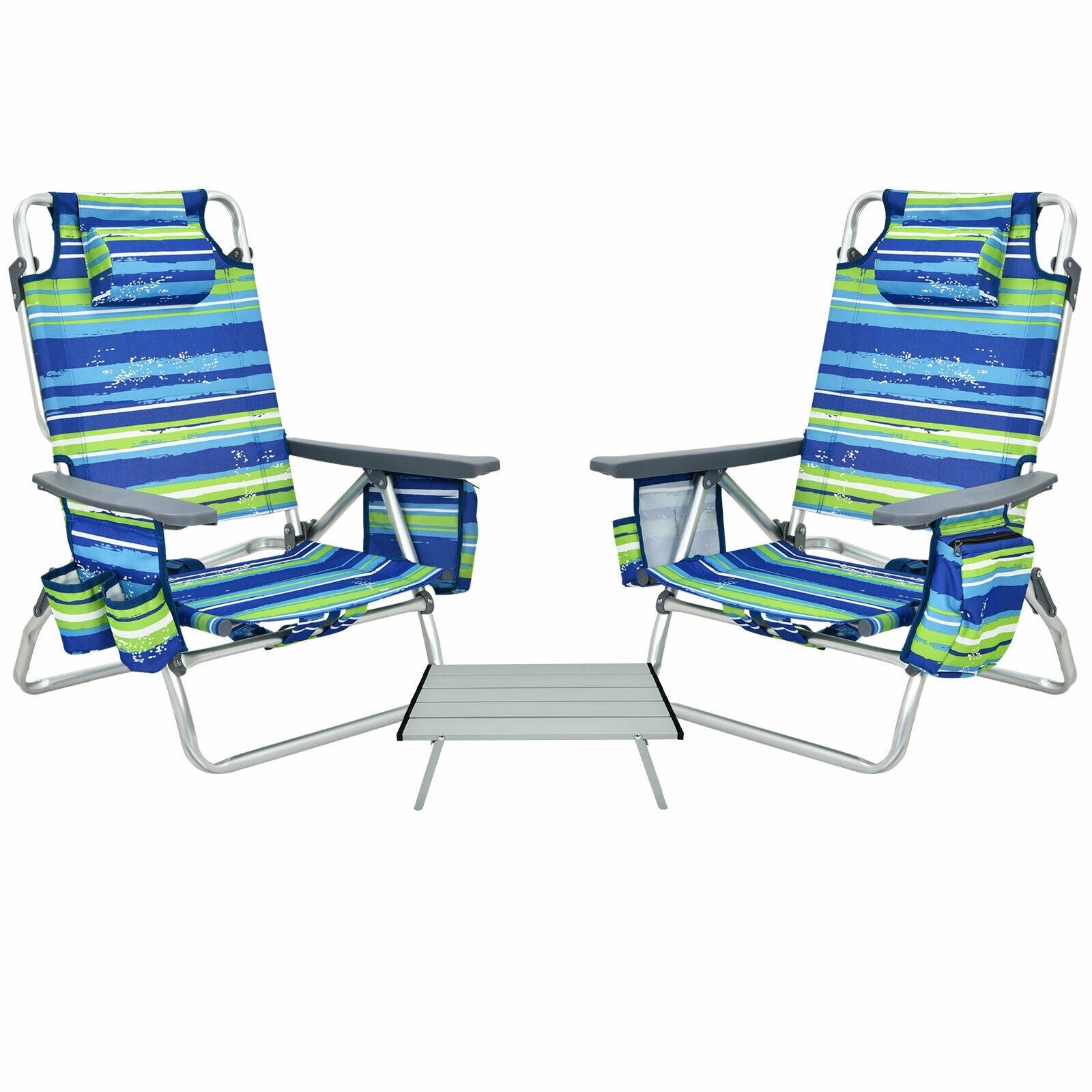 Giantex Beach Chair 2-Pack Sling Camping Chair