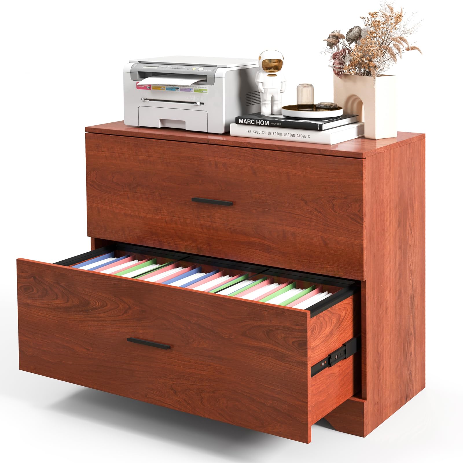 Giantex 2-Drawer Lateral File Cabinet Printer Stand