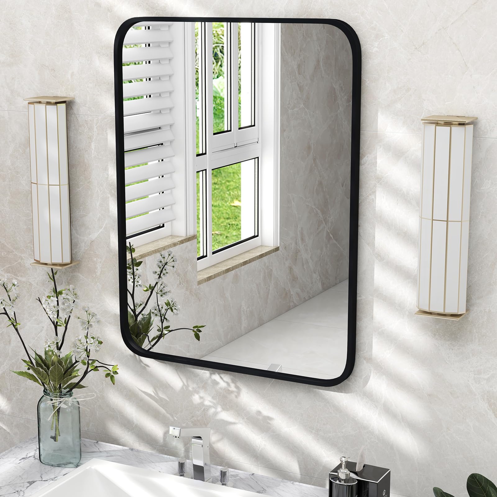 CHARMAID Wall Mirror for Bathroom