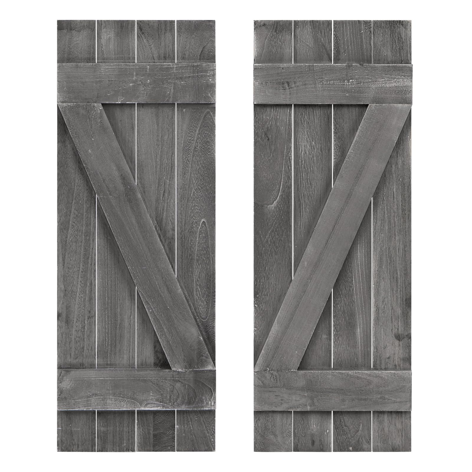 Giantex Farmhouse Window Shutters Wall Decor