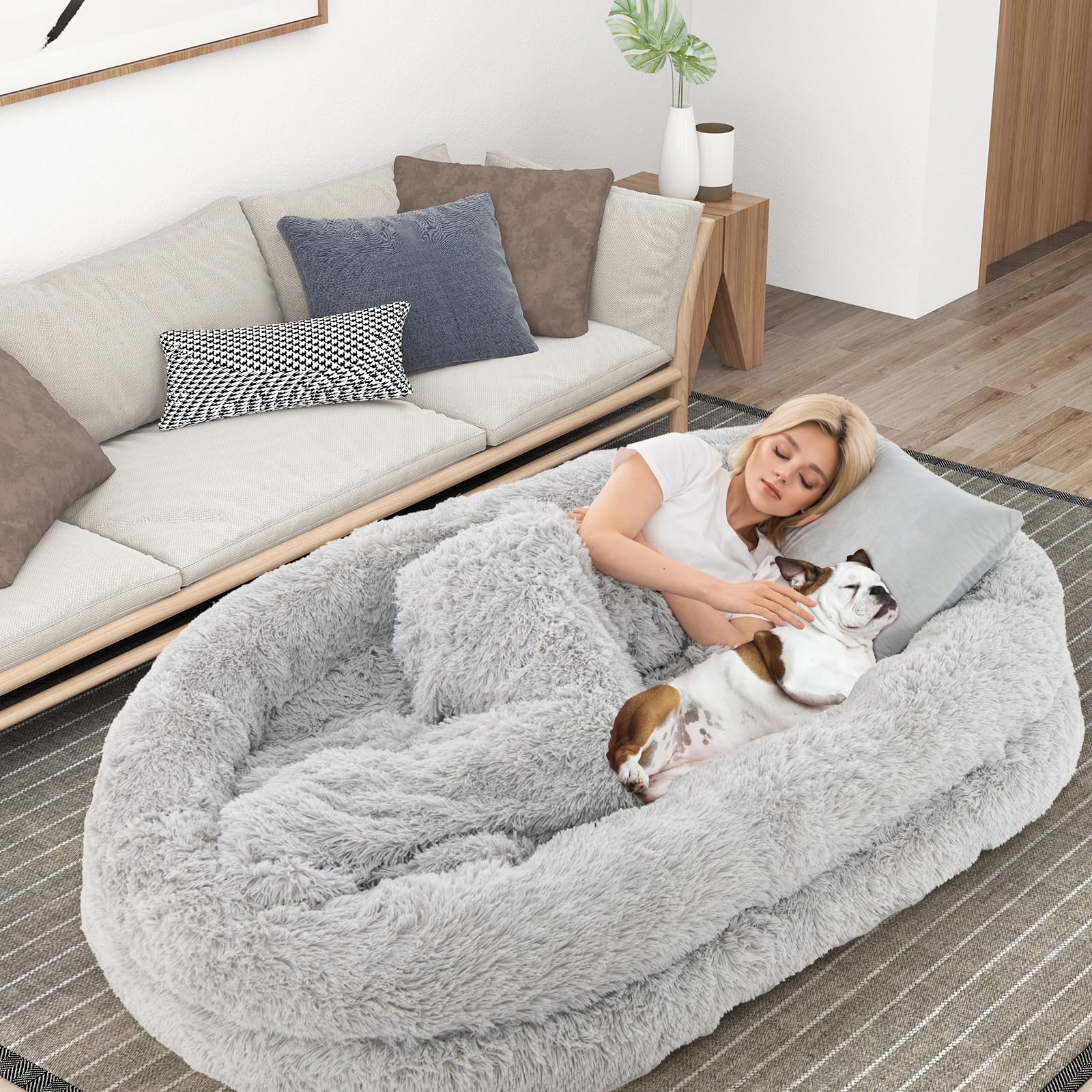 Giantex Human Dog Bed - 71" x 45" Large Human Size Dog Bed for Adult