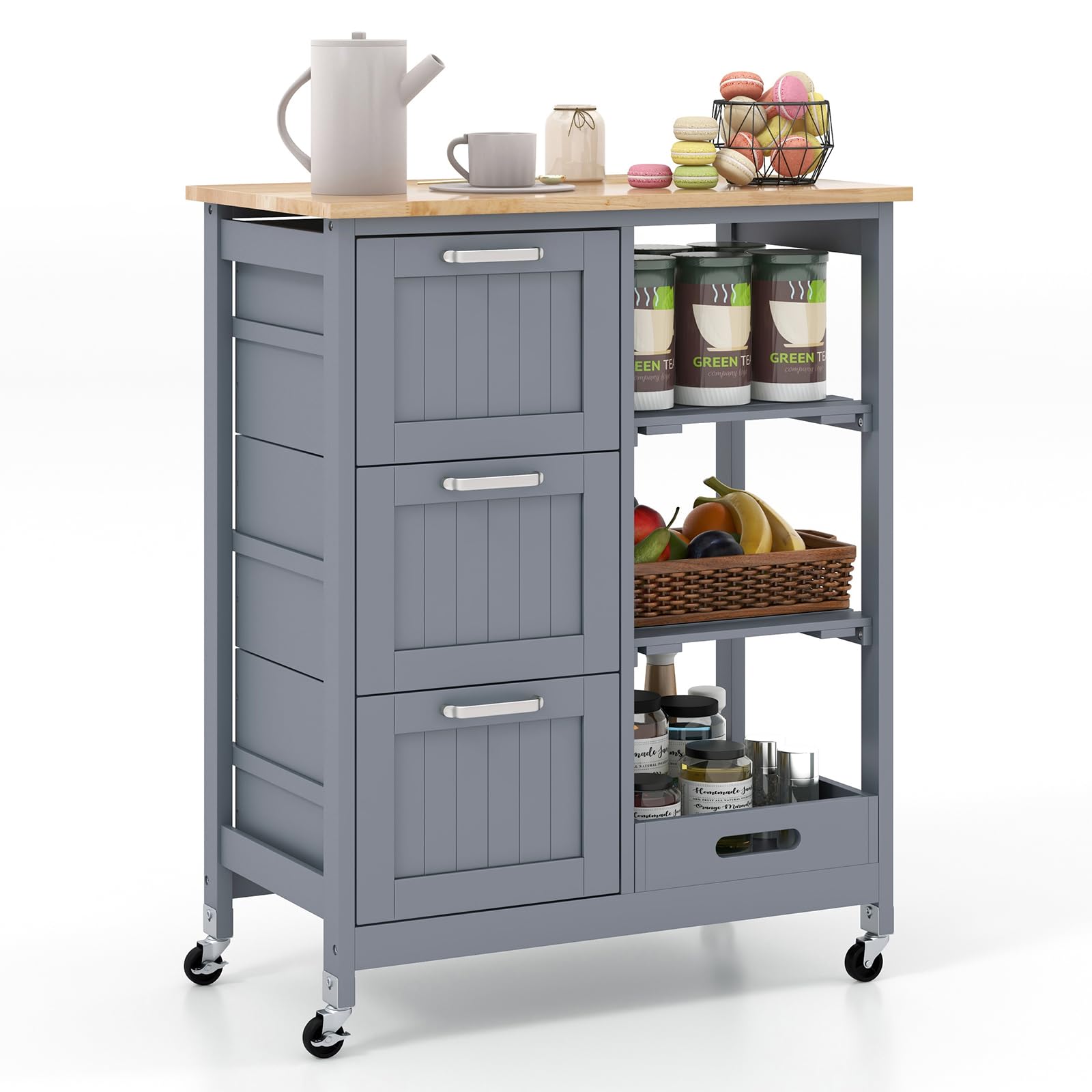 Giantex Kitchen Island Cart on Wheels
