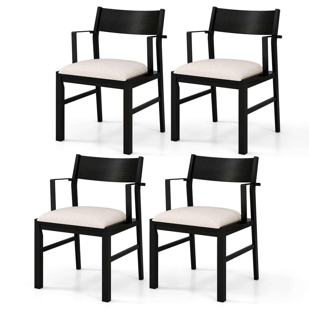 Dining Chairs Set of 2 or 4, Accent Armchairs with Padded Seat