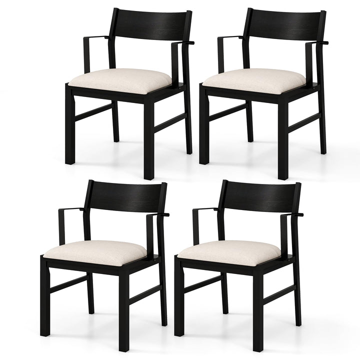 Dining Chairs Set of 2 or 4, Accent Armchairs with Padded Seat