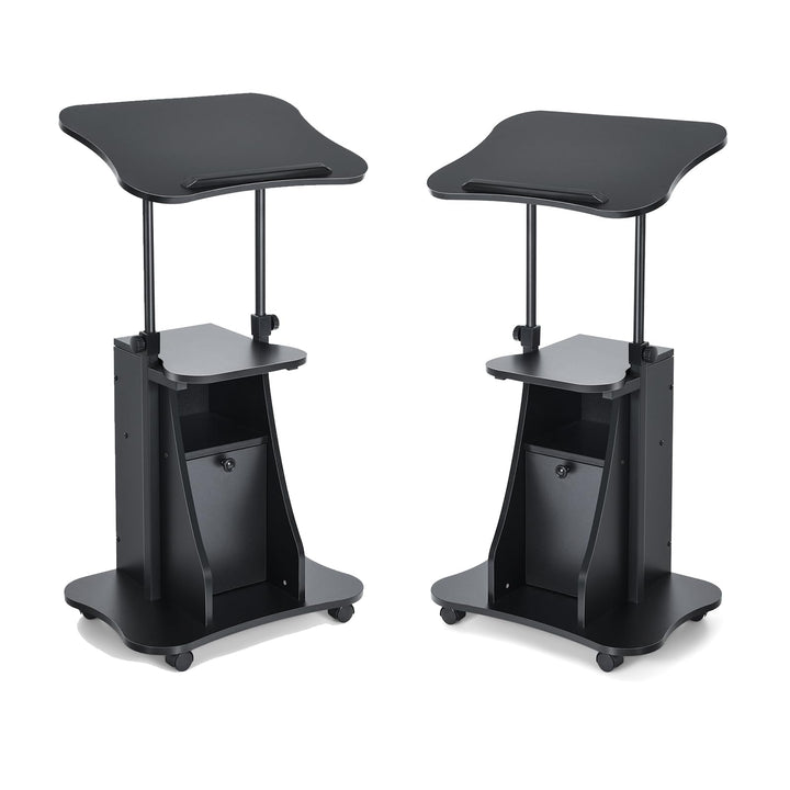 Giantex Mobile Podium Stand