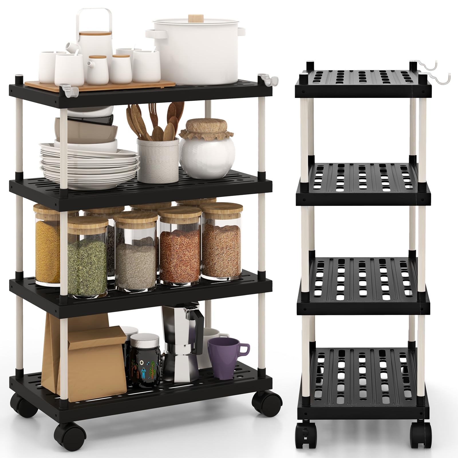 Giantex Kitchen Slim Storage Cart