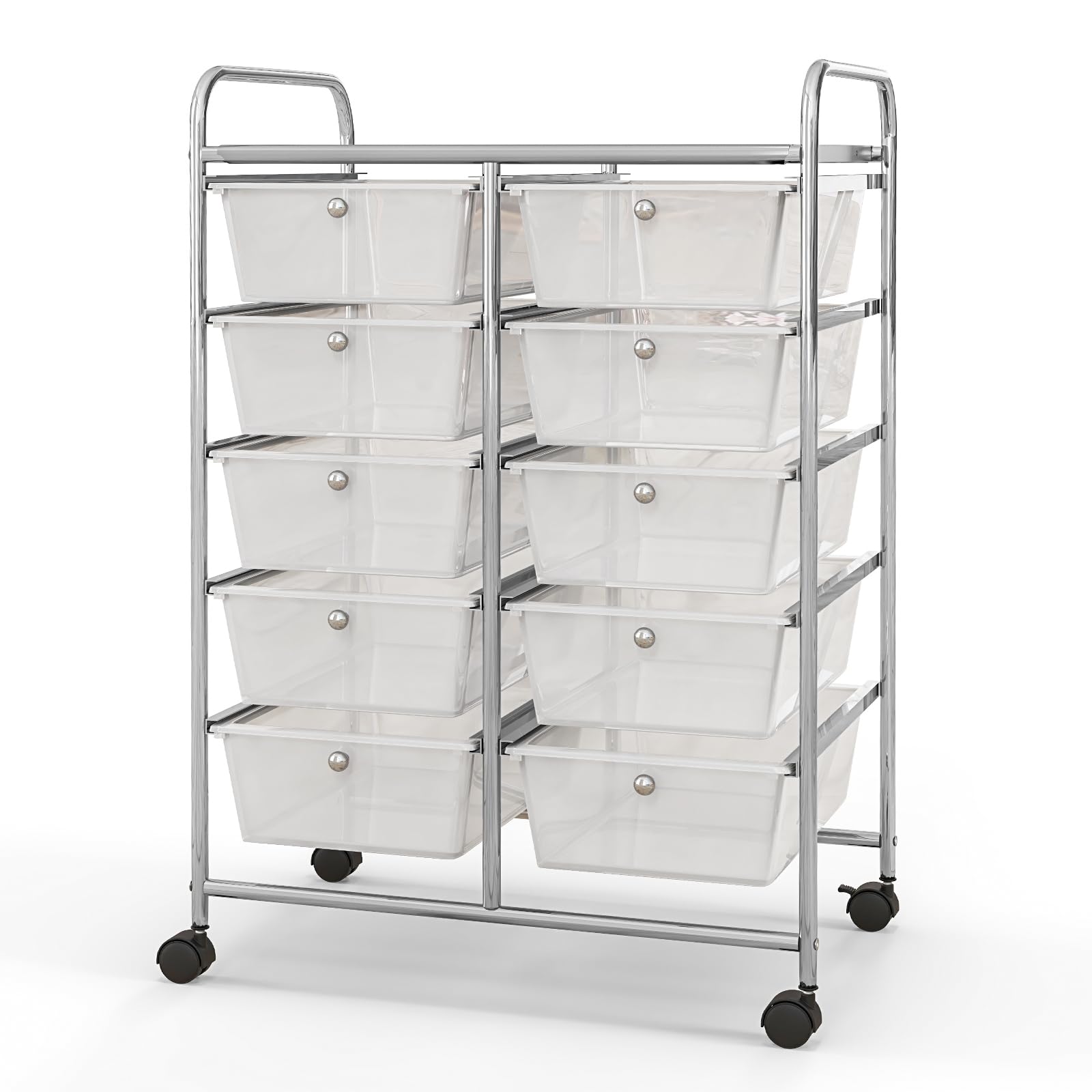 10 Drawers Rolling Cart, Classroom Organizers - Giantex