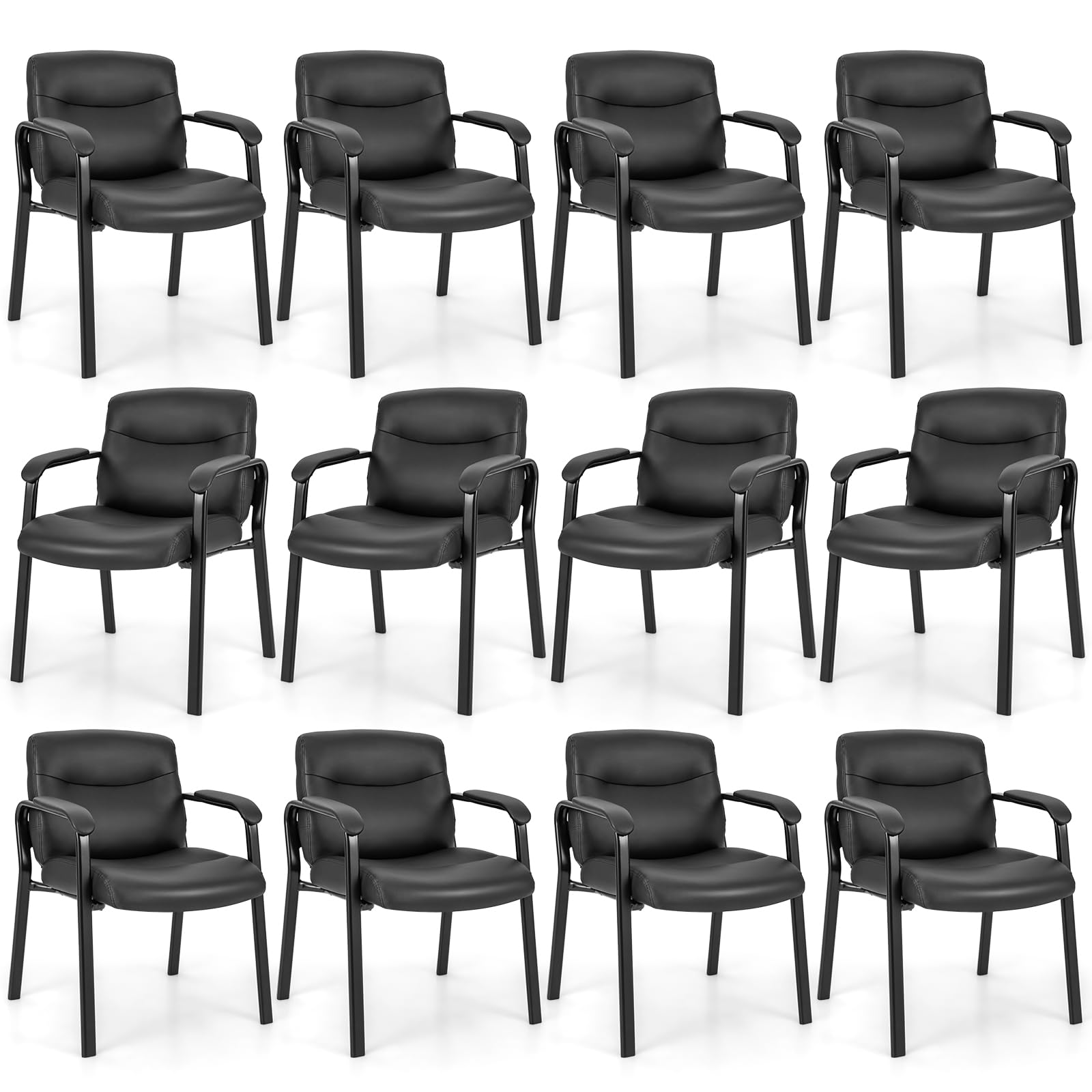 Giantex Waiting Room Chairs Set - Office Reception Chair Set