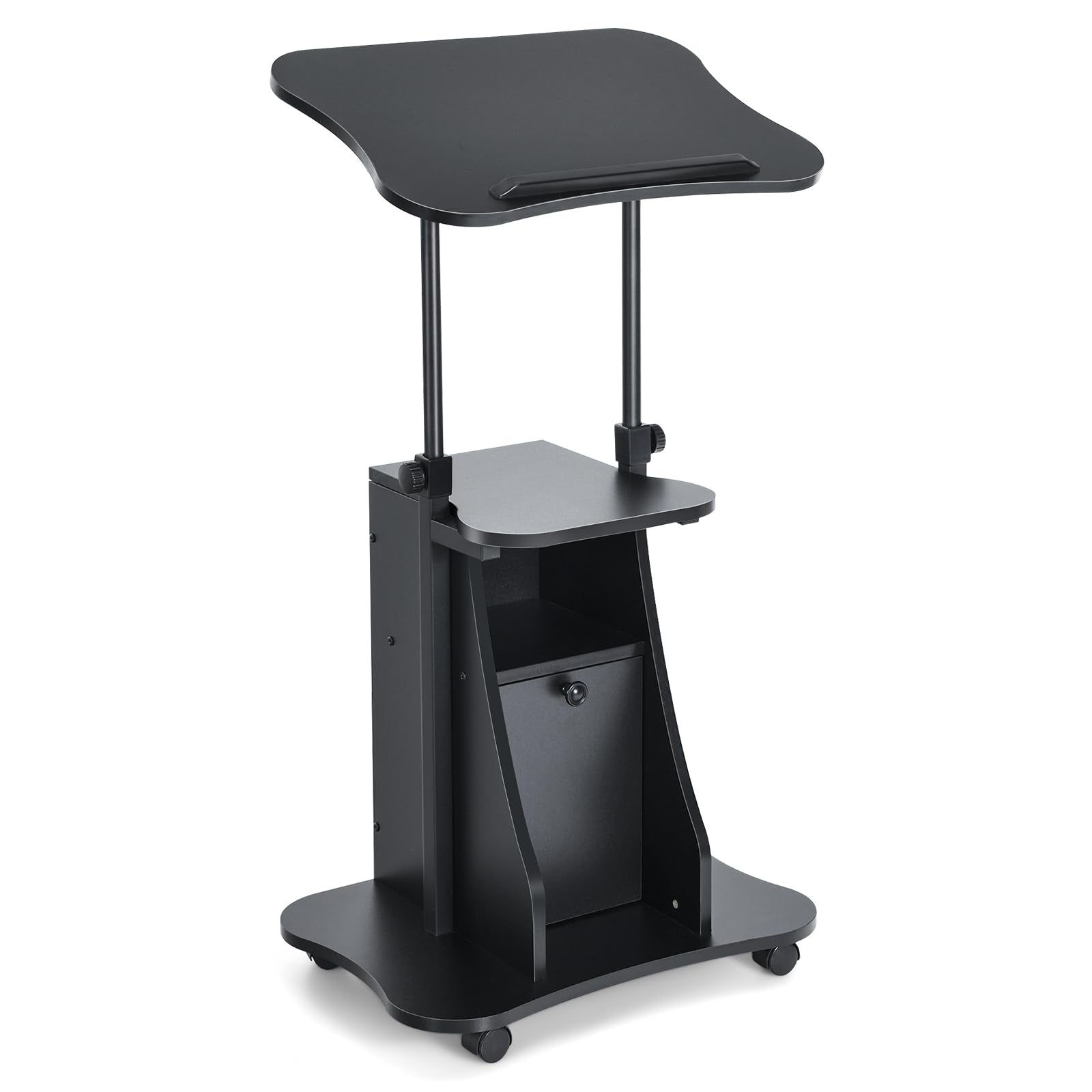 Giantex Mobile Podium Stand