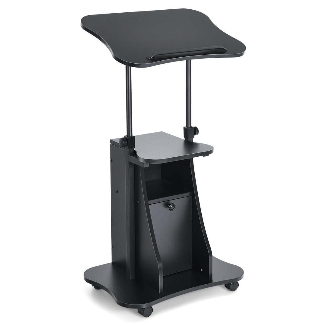 Giantex Mobile Podium Stand