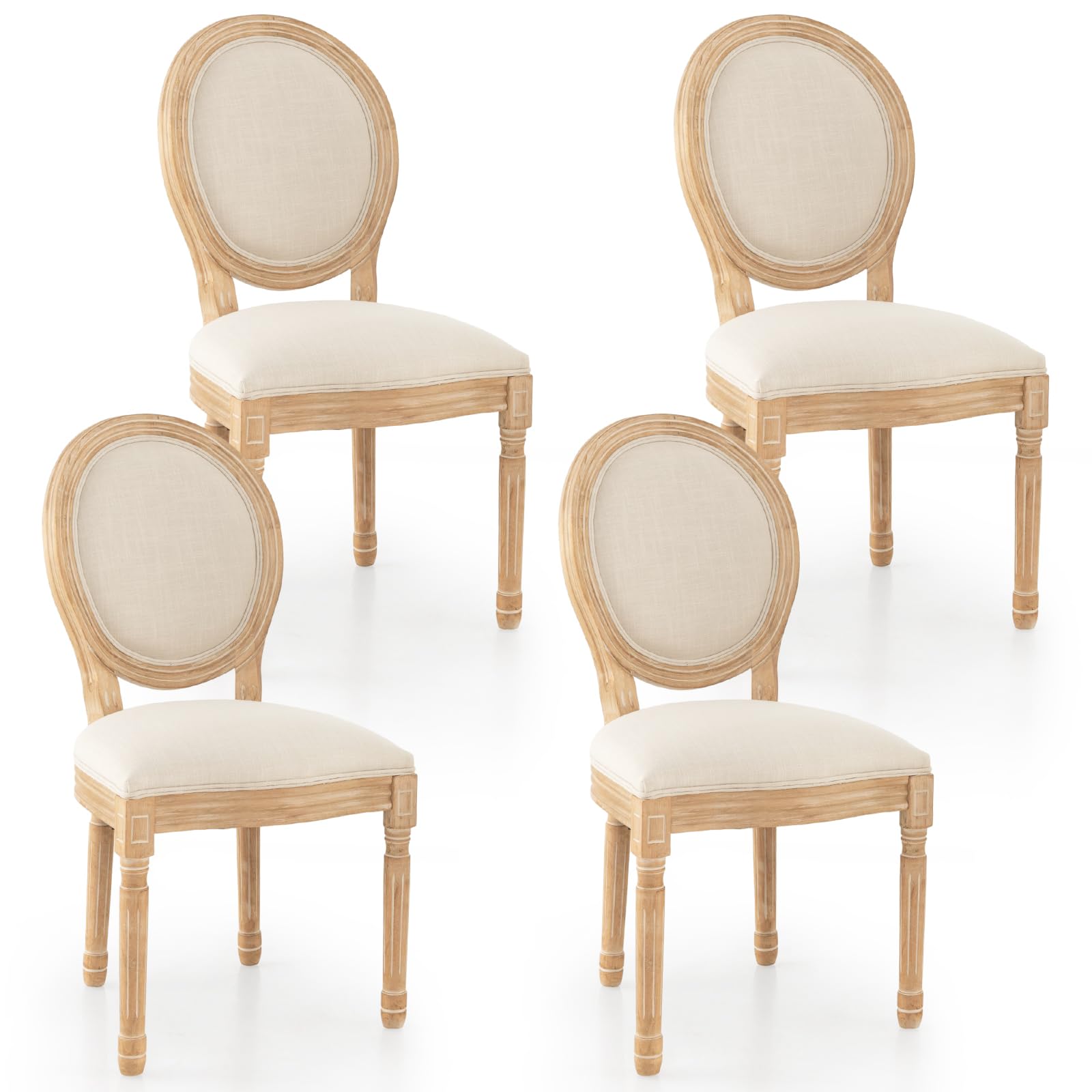 Giantex Wood Dining Chairs Set