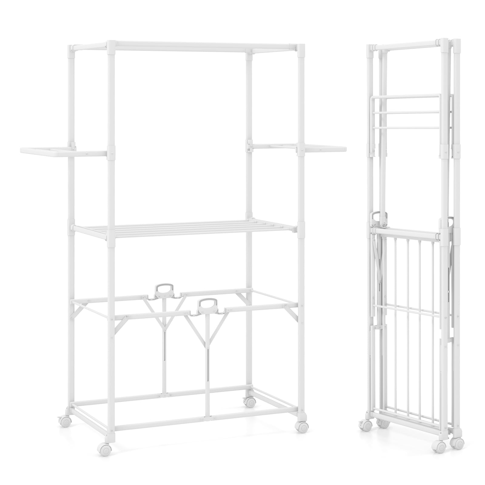 Giantex Clothes Drying Rack with Wheels