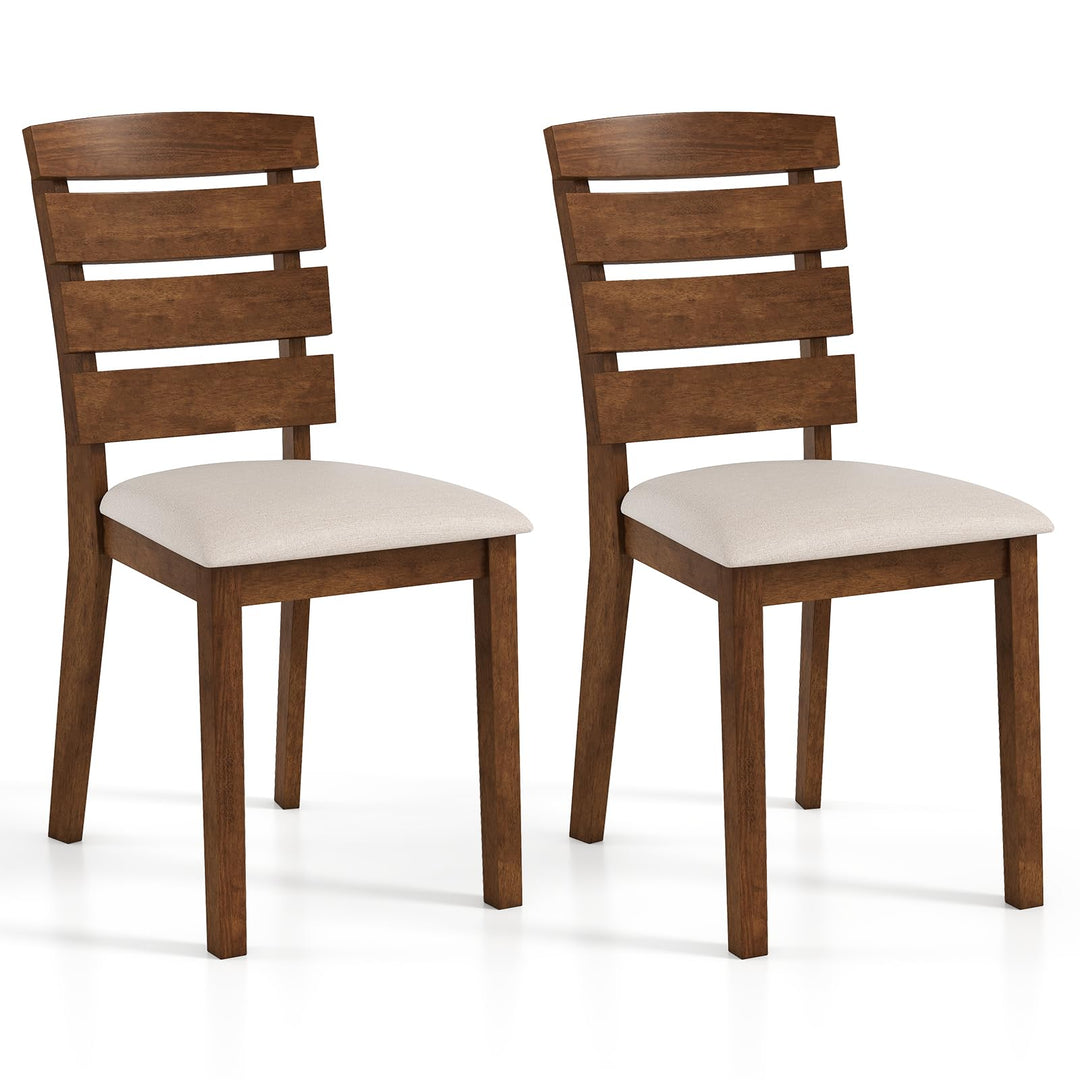 Giantex  2/4 Wooden Dining Chairs Set