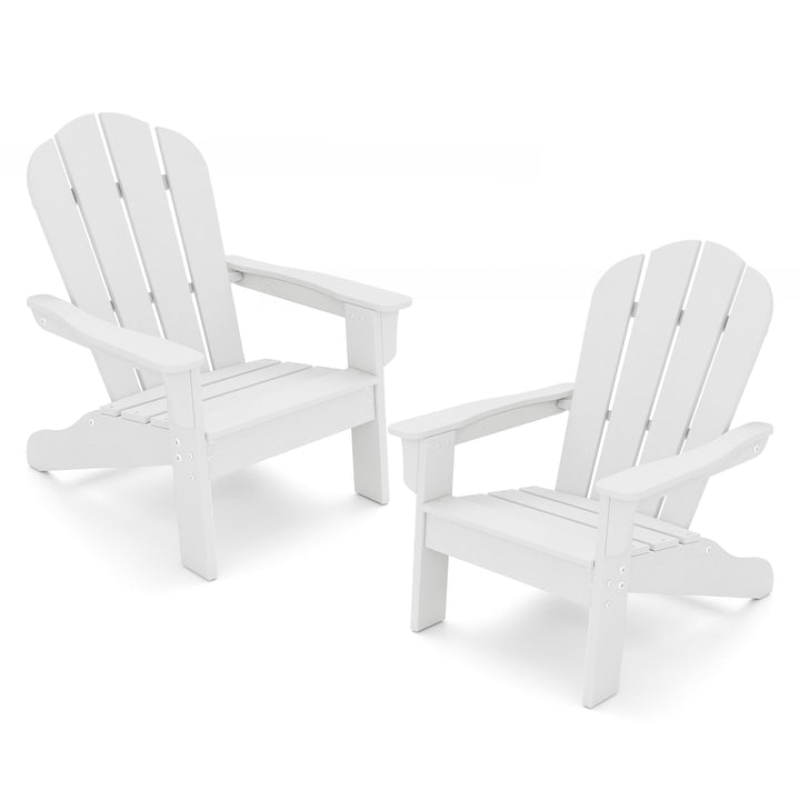 Giantex HDPE Kids Adirondack Chair - All-Weather Lawn Toddler Chair with Ergonomic Design