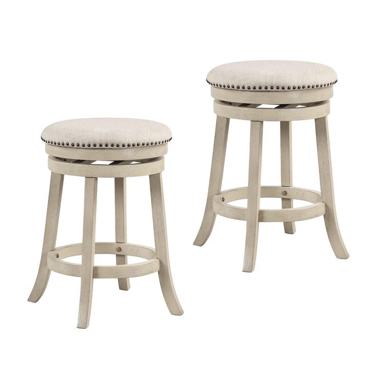 Giantex 26.5" Swivel Bar Stools Set of 2/4 with Comfy Padded Seat Cushion