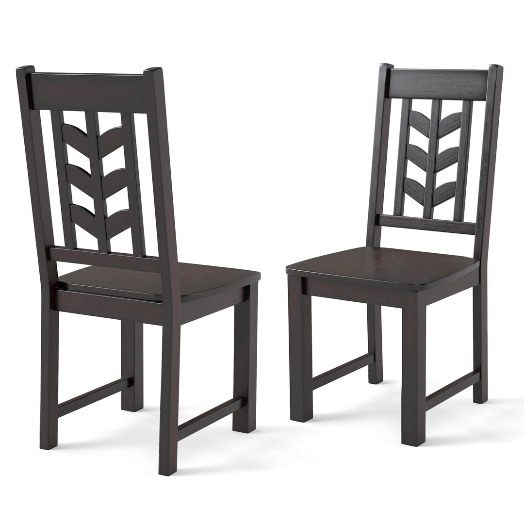 Giantex Wooden Dining Chairs Set of 2/4