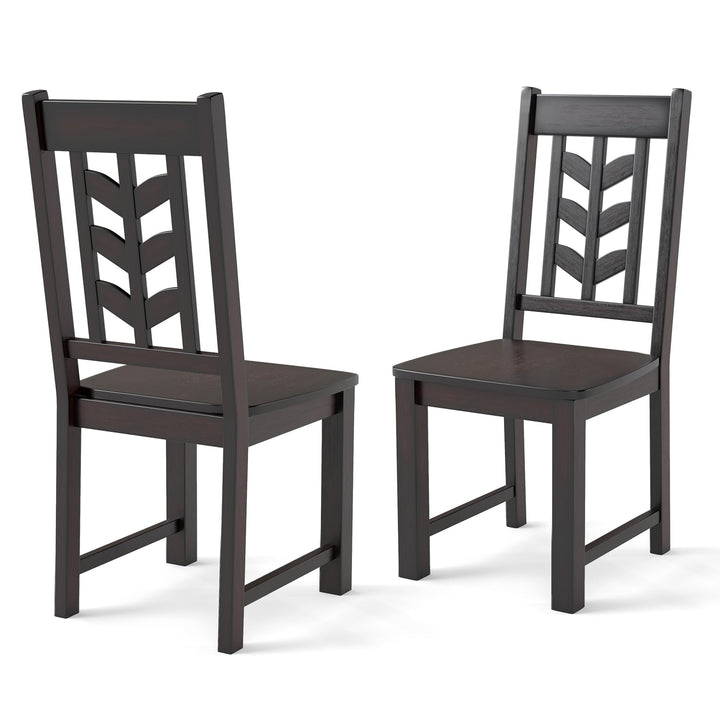 Giantex Wooden Dining Chairs Set of 2/4