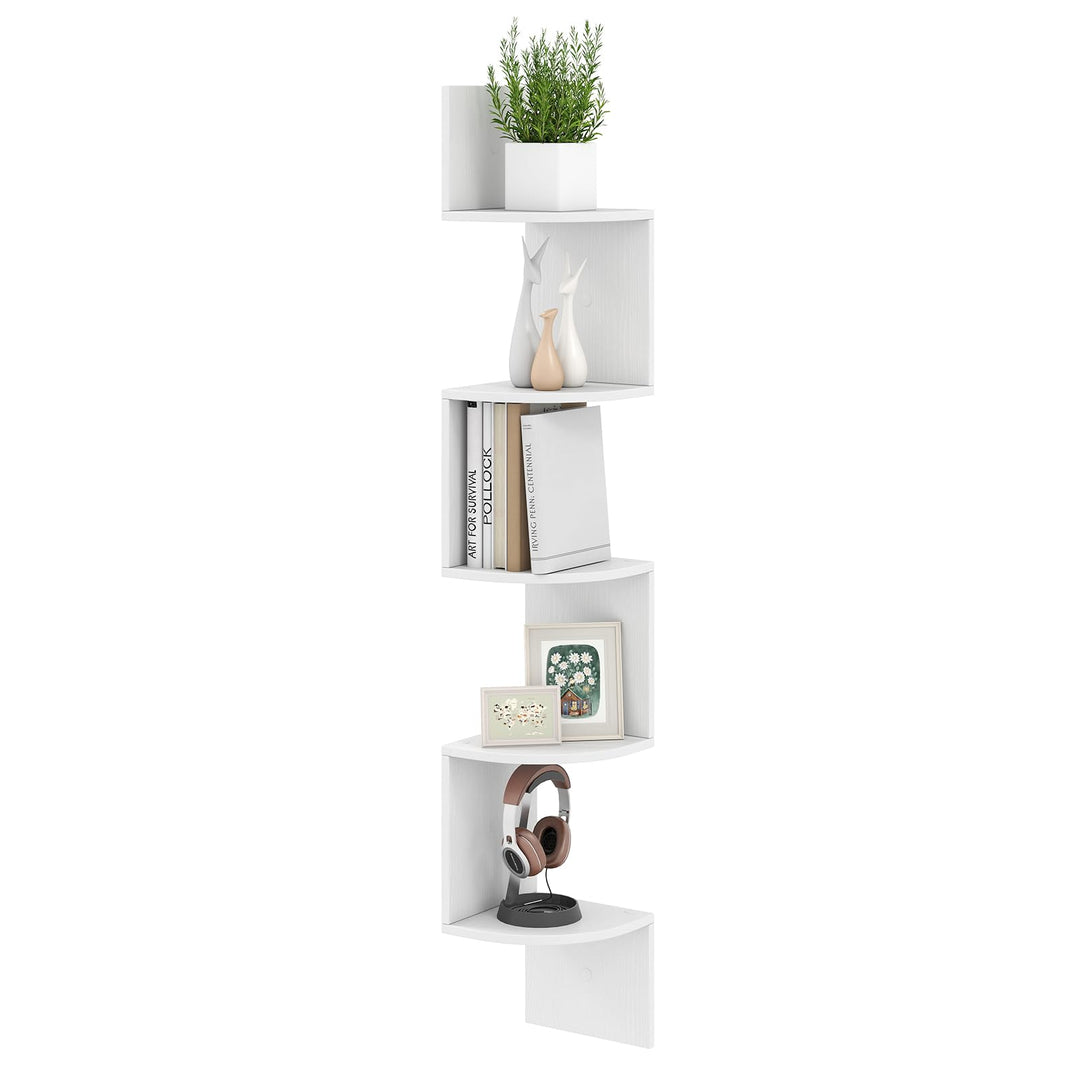 Giantex Corner Shelf Wall Mounted Set of 1/2