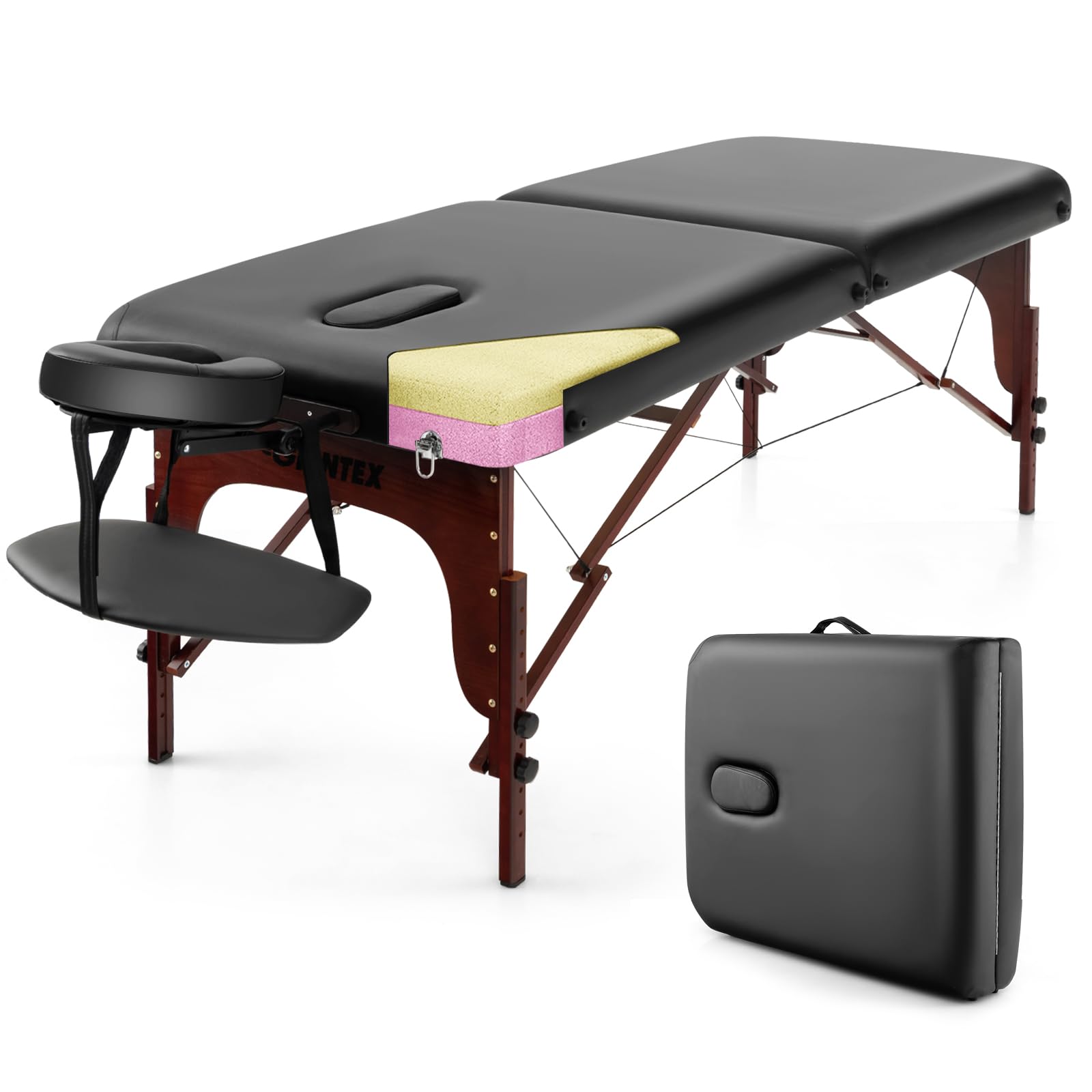 Portable Massage Table 84 Inch - Giantex