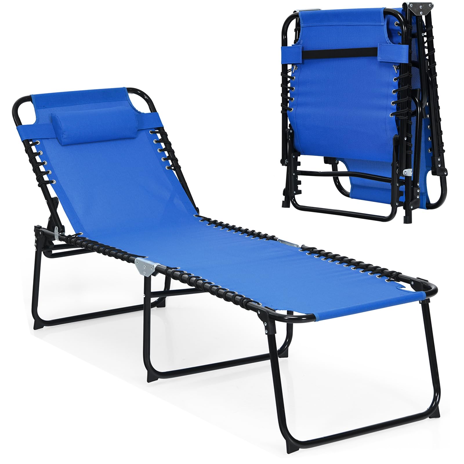 Giantex Chaise Lounge Chair Outdoor - Patio Lounge Chair