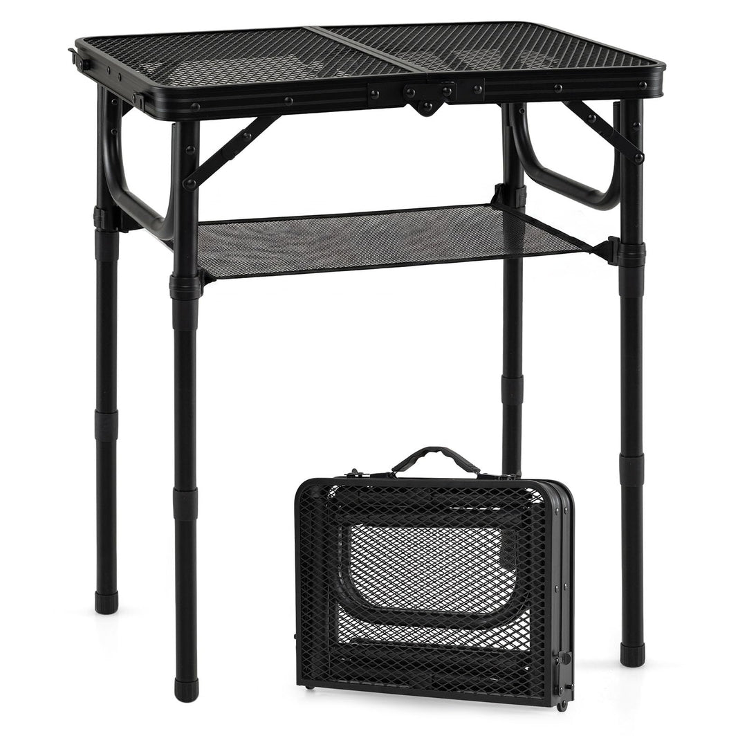 Giantex 2 FT Folding Camping Table Max 28"