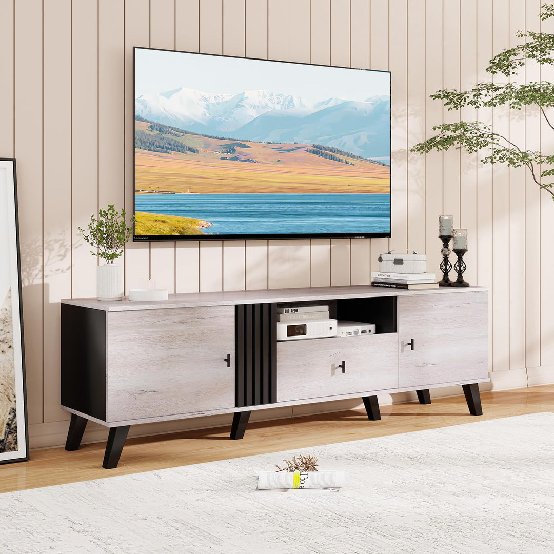 Giantex Modern TV Stand for 65-80 Inch TV
