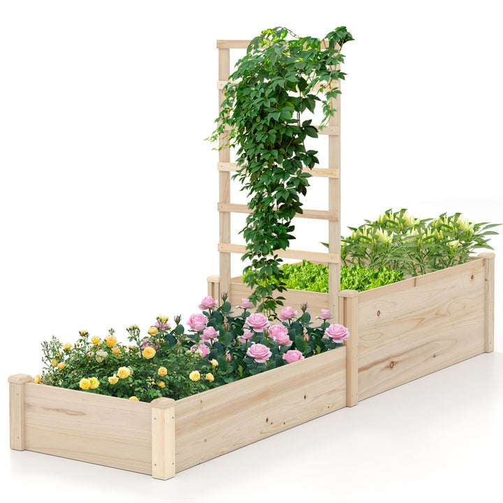 Giantex Wooden Raised Garden Bed