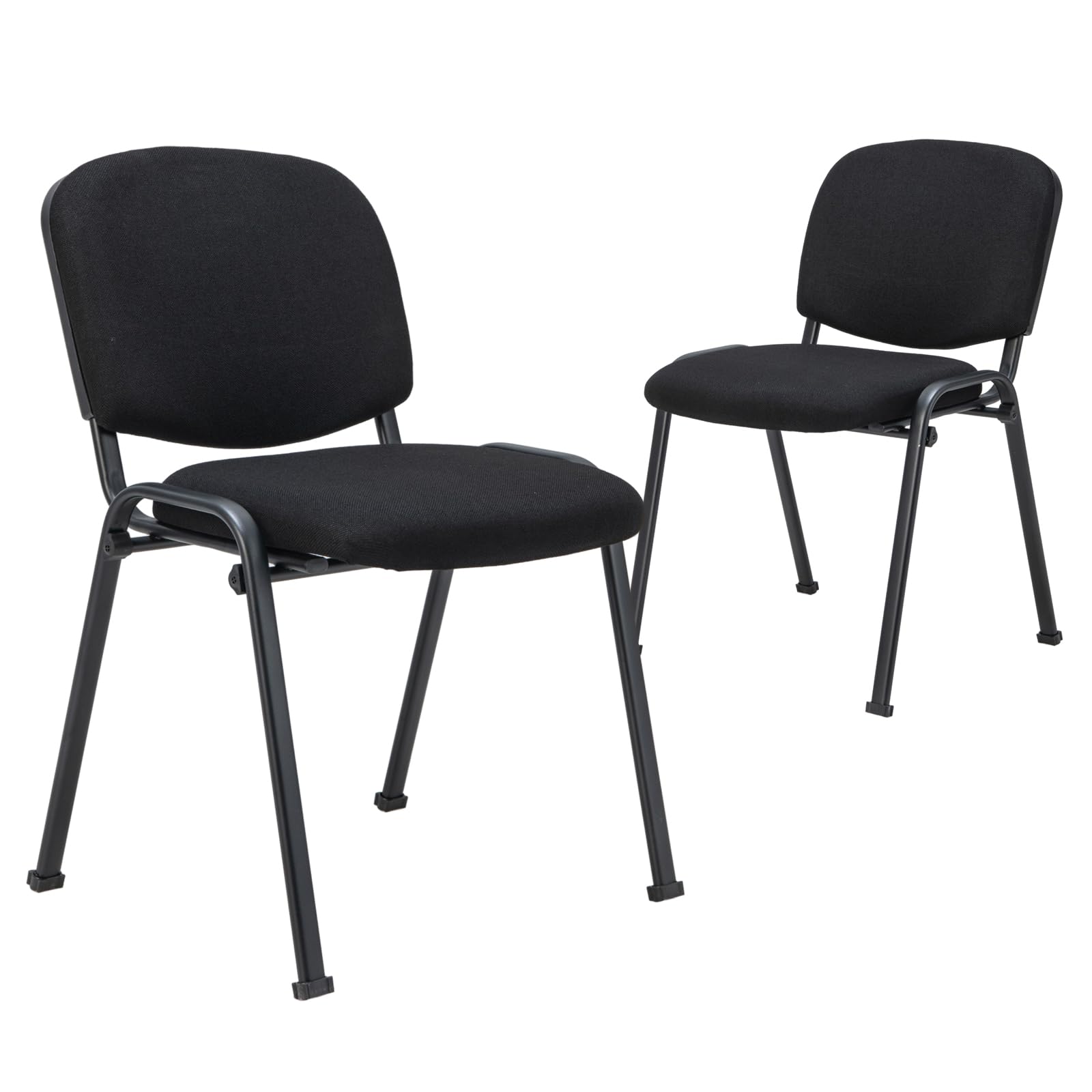 Giantex 5-Pack / 10-Pack Conference Chair Set - Stackable Guest Chair with Metal Frame