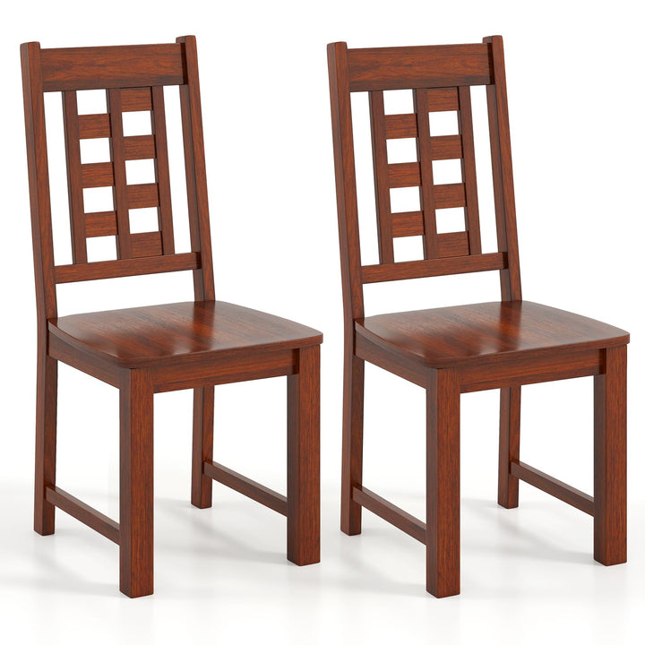 Giantex Kitchen Chair with Solid Rubber Wood Frame