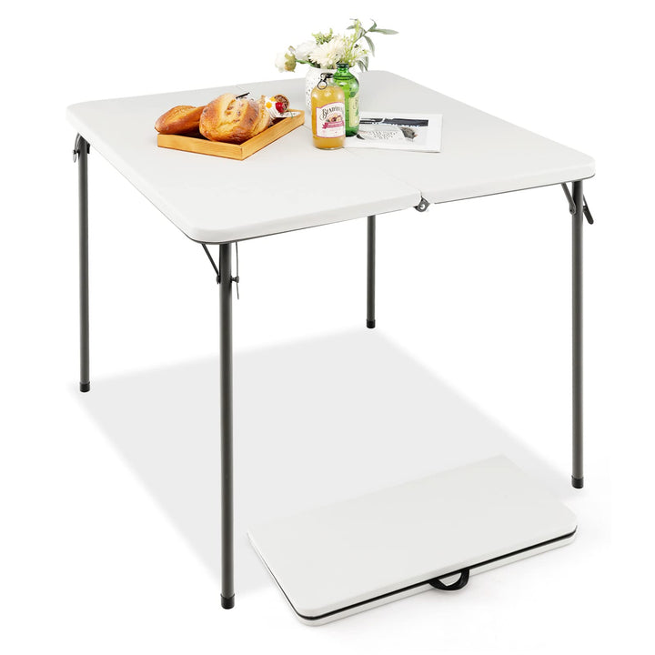 Giantex Portable Folding Table, Foldable Picnic Table with All-Weather HDPE Tabletop
