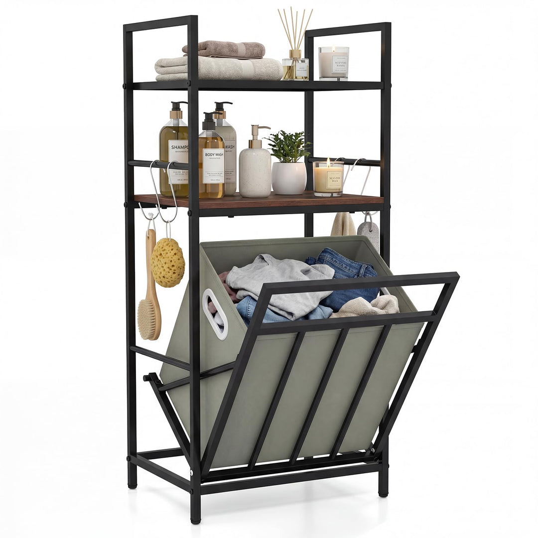 Giantex Tilt out Laundry Hamper with Removable Basket