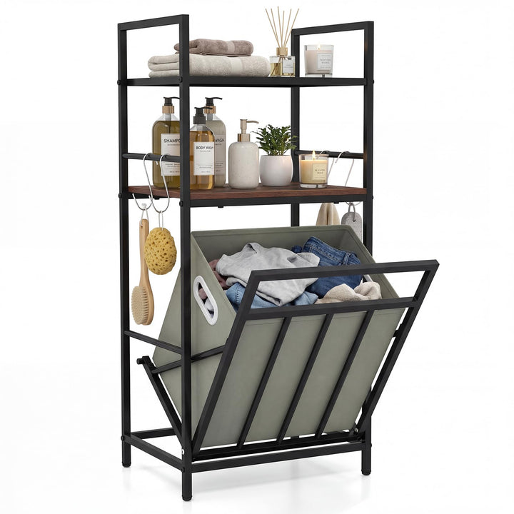 Giantex Tilt out Laundry Hamper with Removable Basket