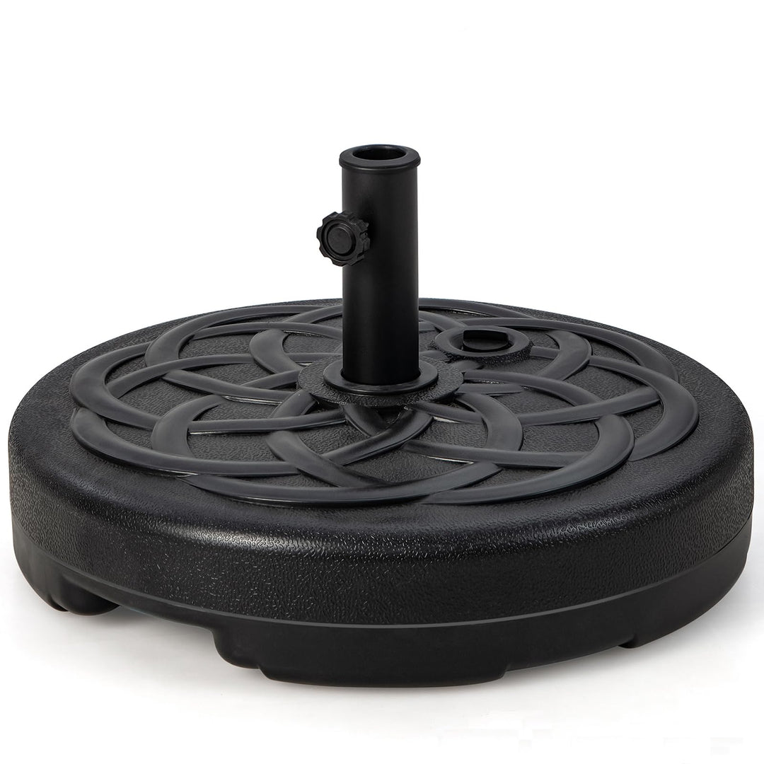 Giantex Fillable Umbrella Base | 102 lbs Heavy Duty HDPE Patio Umbrella Stand